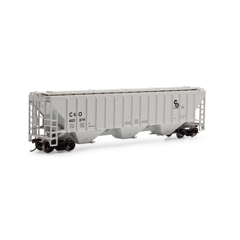 HO PS4740 Covered Hopper, C&O #603379
