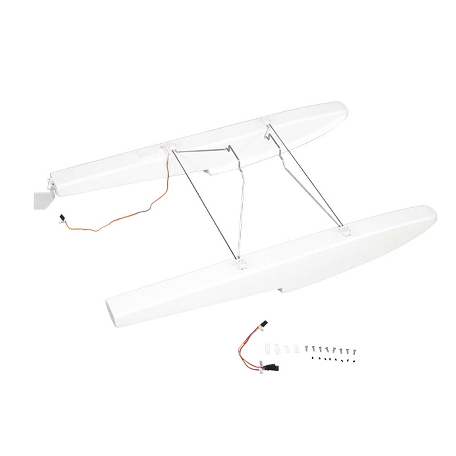 Float Set with Steering Servo: PA-18 Super Cub 1700mm