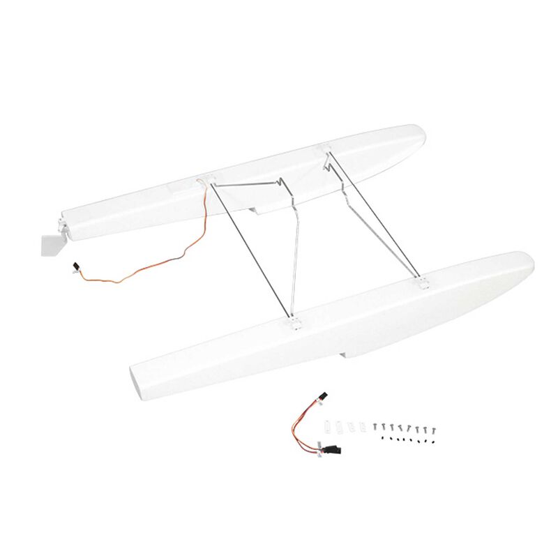 Float Set with Steering Servo: PA-18 Super Cub 1700mm