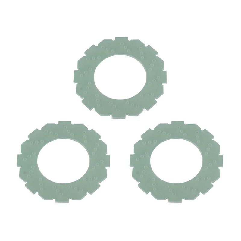 Factory Team 19mm Octalock LCF Slipper Pads, 1/10 Team Associated DR10