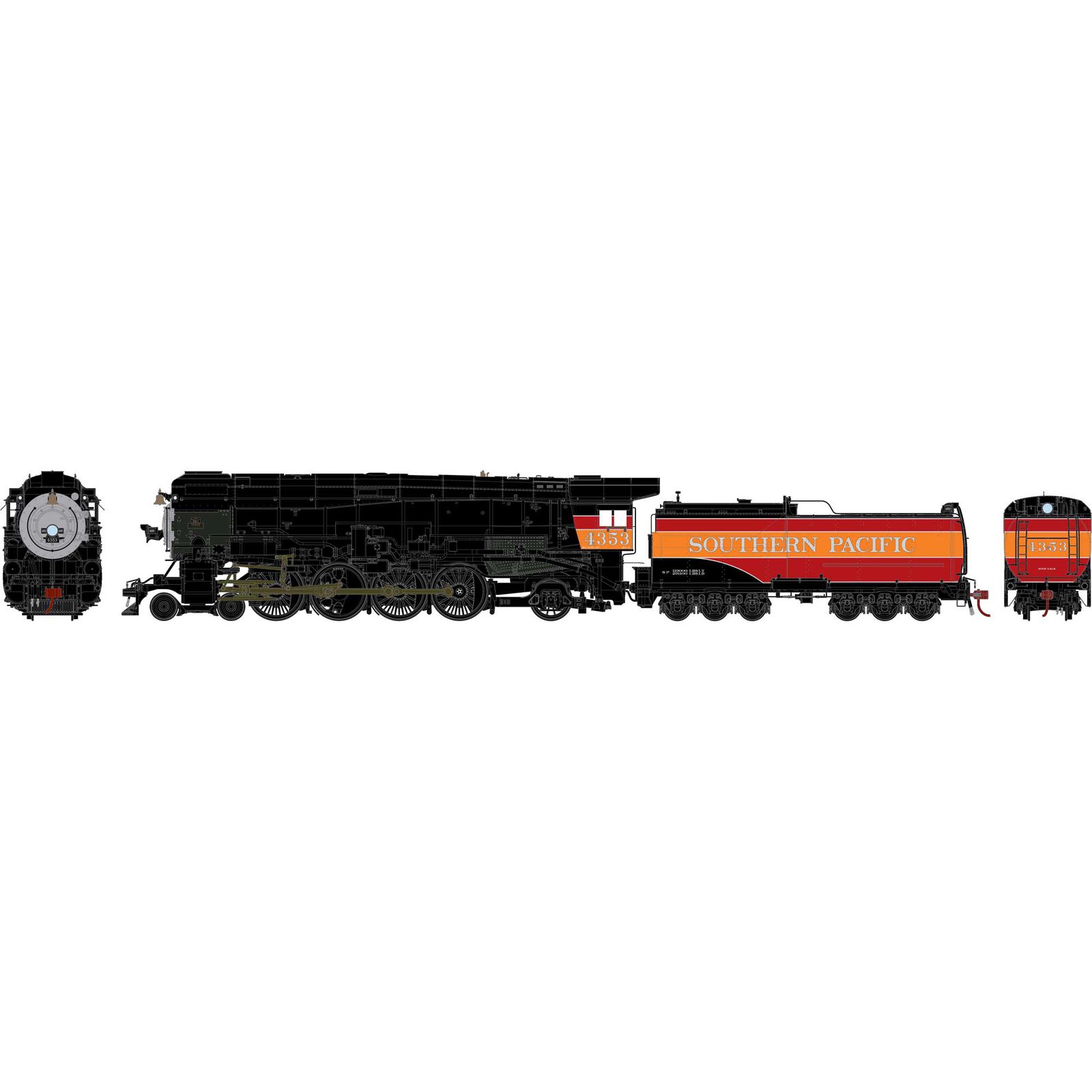 HO 4-8-2 MT-4, SP/Daylight Skyline Casing #4353