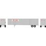 HO ATH 48' Wedge Trailer, Pacific Intermountain Express #68-1297