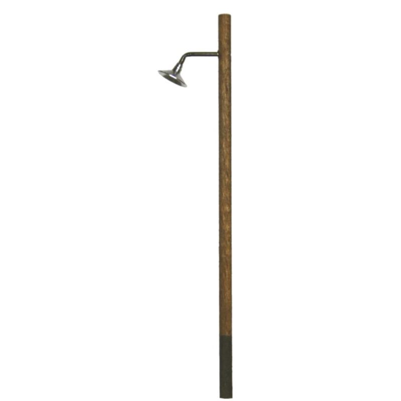 HO Lighting System 45 degree Hi-Hat Wooden Pole