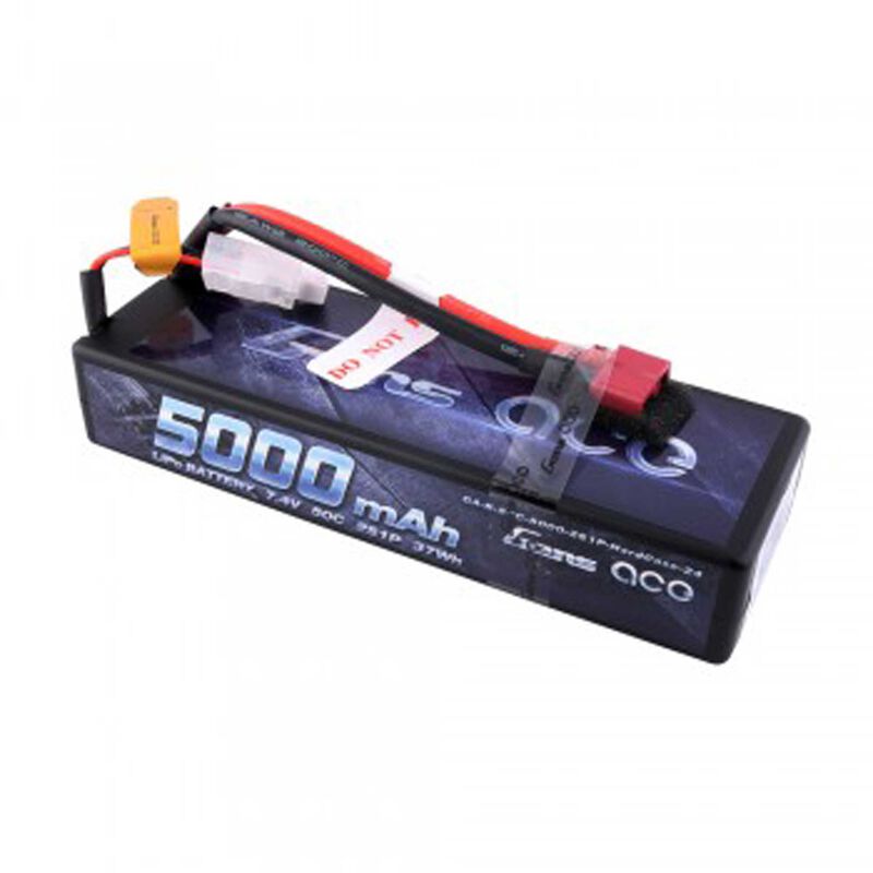 7.4V 5000 Capacity 2S Voltage 50C LiPo, Deans
