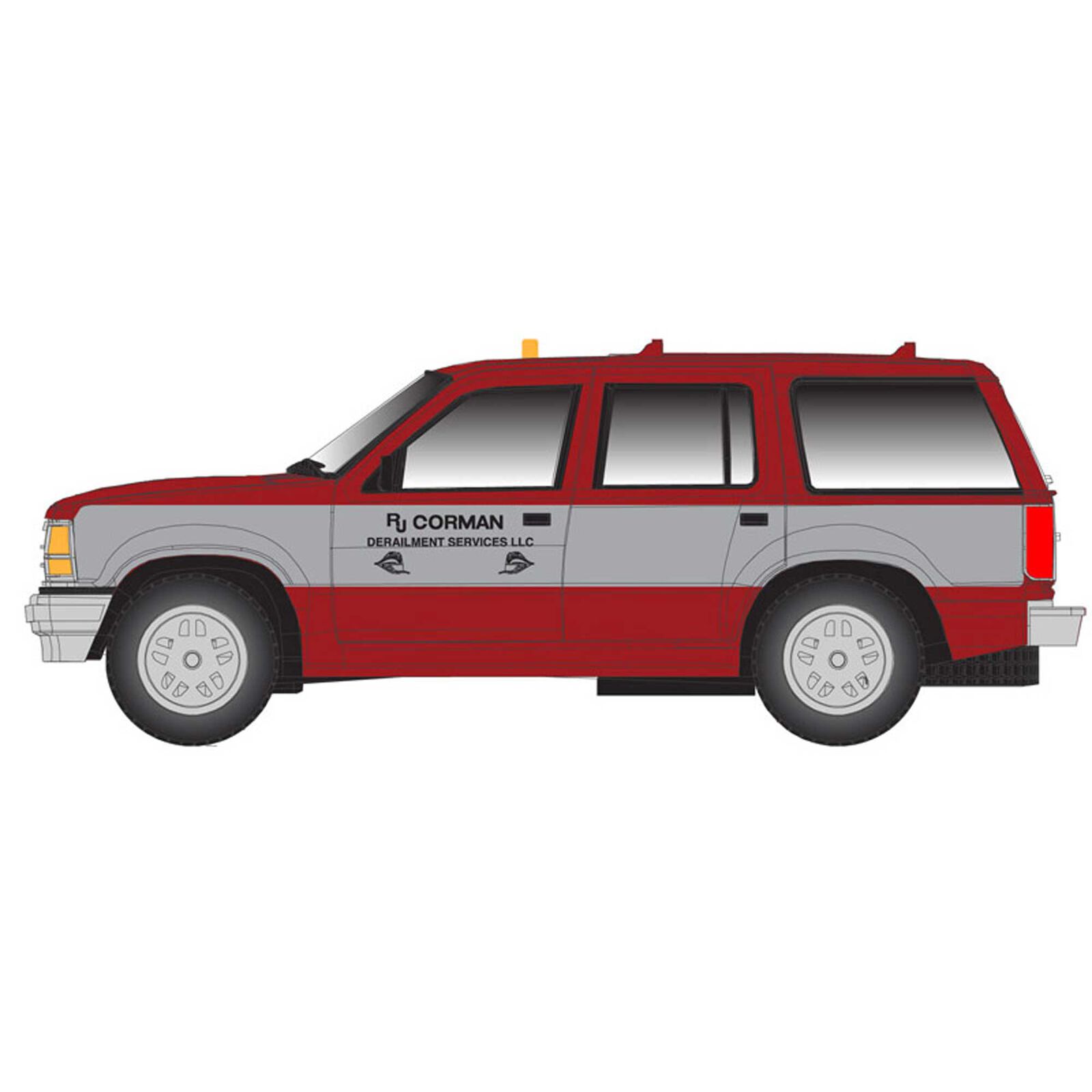 N Ford Explorer RJ Corman, Red/Silver