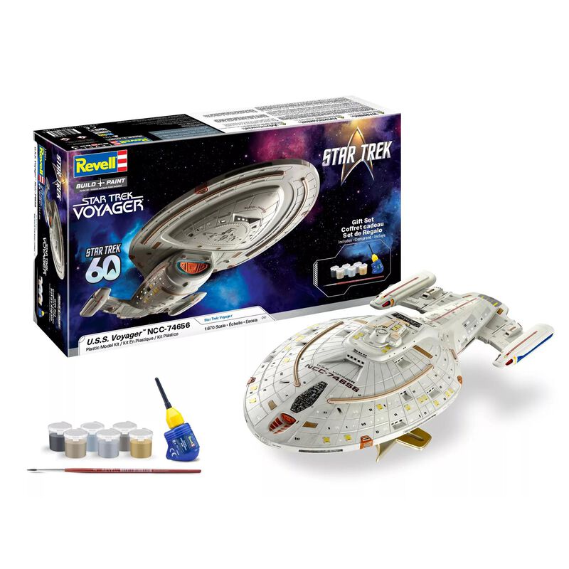 CARRERA REVELL OF AMERICAS INC 1/670 Star Trek U.S.S. Voyager NCC-74656 Model Kit