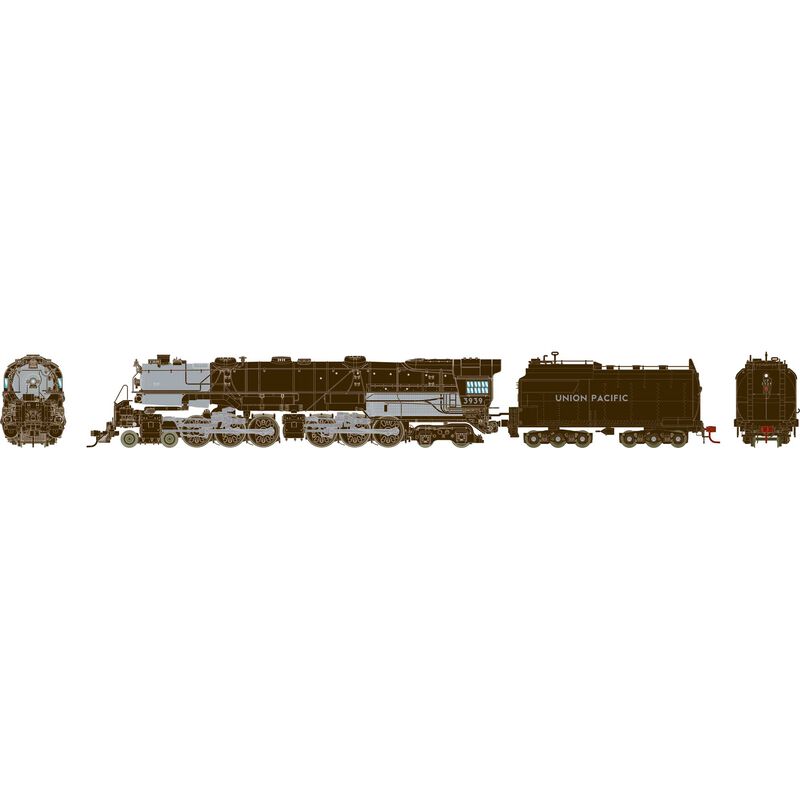 HO 4-6-6-4 CSA-2 Challenger Locomotive with Tsunami2 DCC & Sound, UP #3939