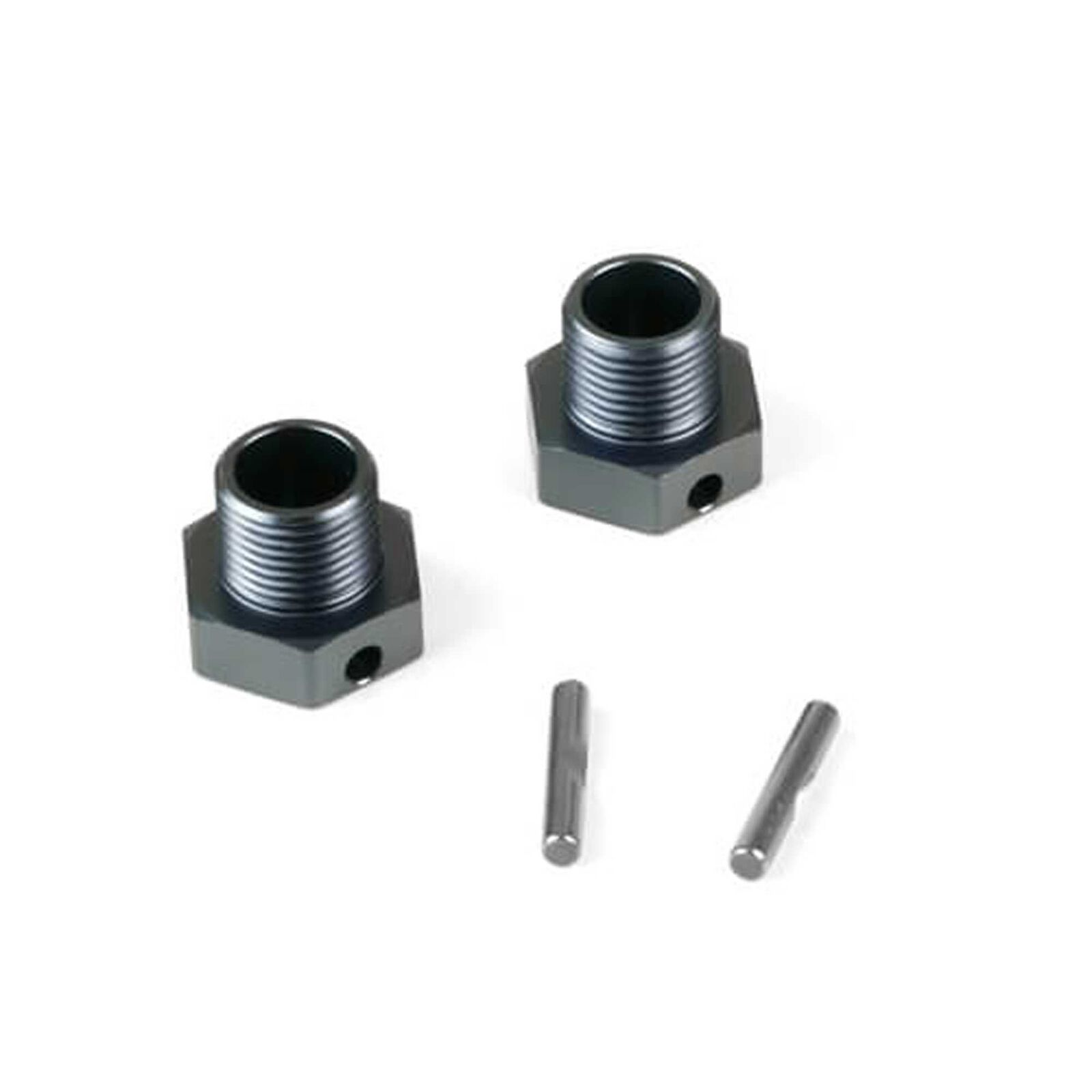 Wheel Hubs with Pins, +2mm offset, 17mm (2)