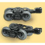 Die-cast Sprung Trucks with bearings