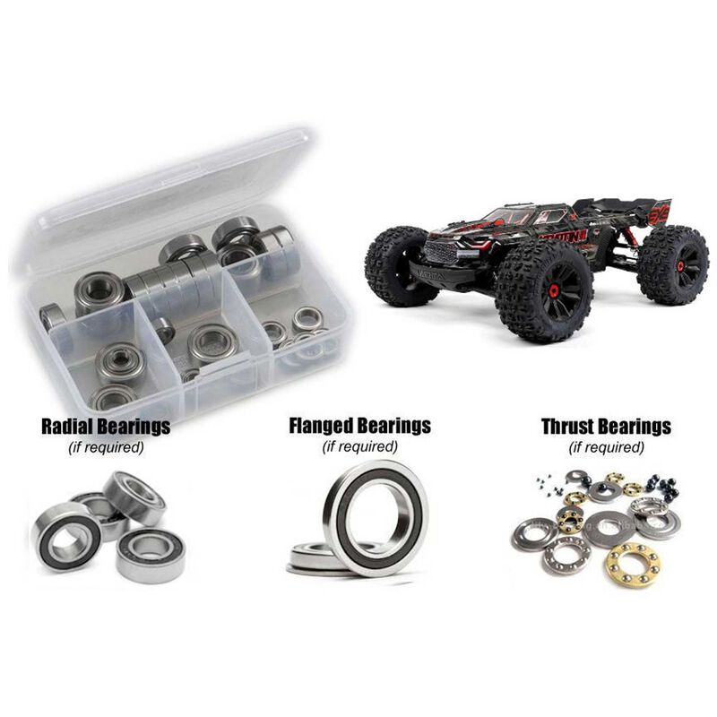 Rubber Shielded Bearing Kit: 1/5 ARRMA Kraton EXB