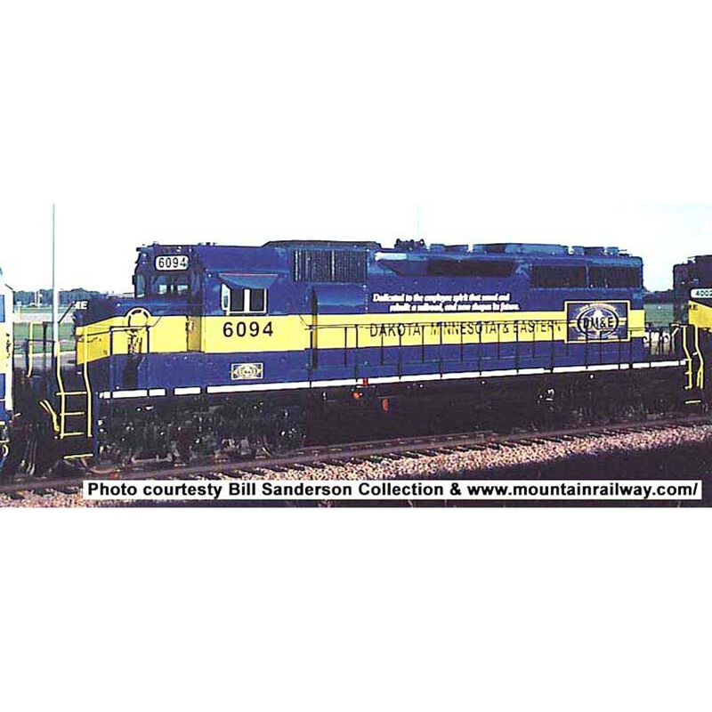 HO SD40 w DCC & Sound DM&E Employee Ded #6094