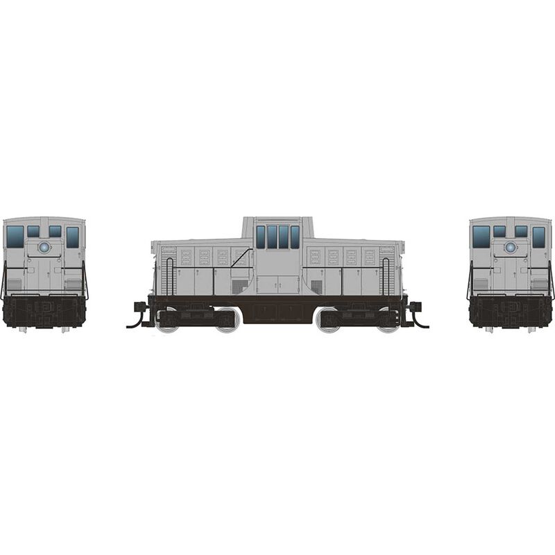 HO GE 44 Tonner Switcher Locomotive with DCC & Sound, Undecorated Phase Ic Body