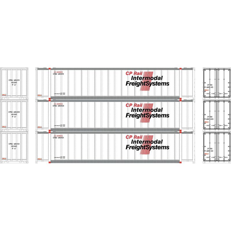 N 48' Containers, CPBU #680415 / 680420 / 680431 (3)