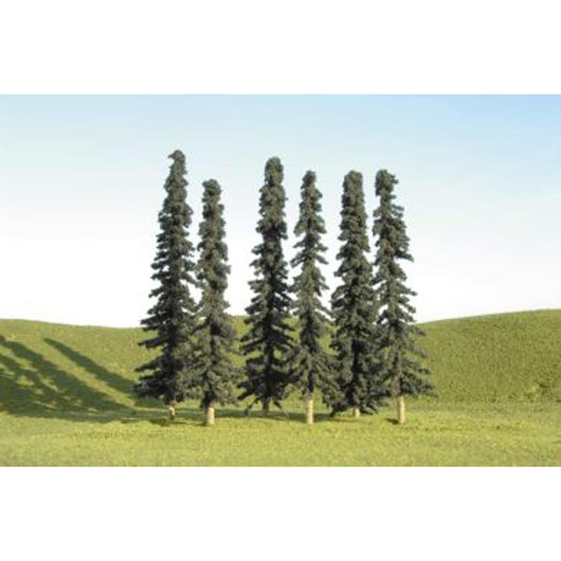 Scenescapes Conifer Trees, 5-6" (6)