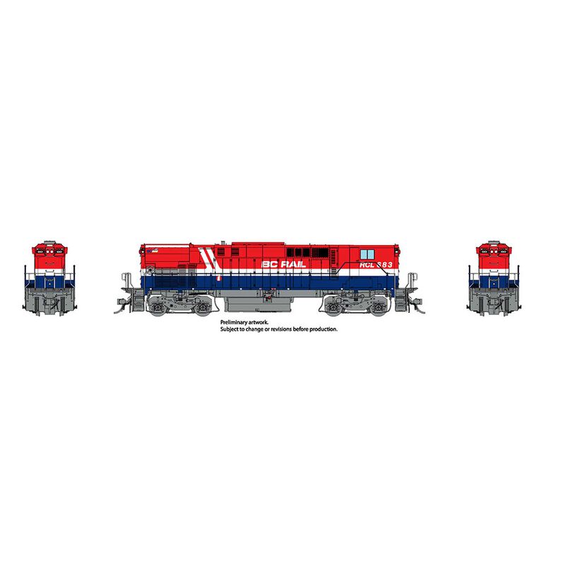 HO M-420 & M-420B DC Locomotive Set BCR #RCL683, #RCL685