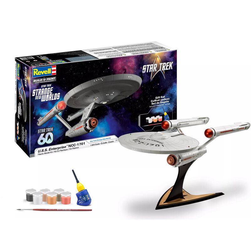 CARRERA REVELL OF AMERICAS INC 1/600 Star Trek "Strange New Worlds" U.S.S. Enterprise NCC-1701 Model Kit