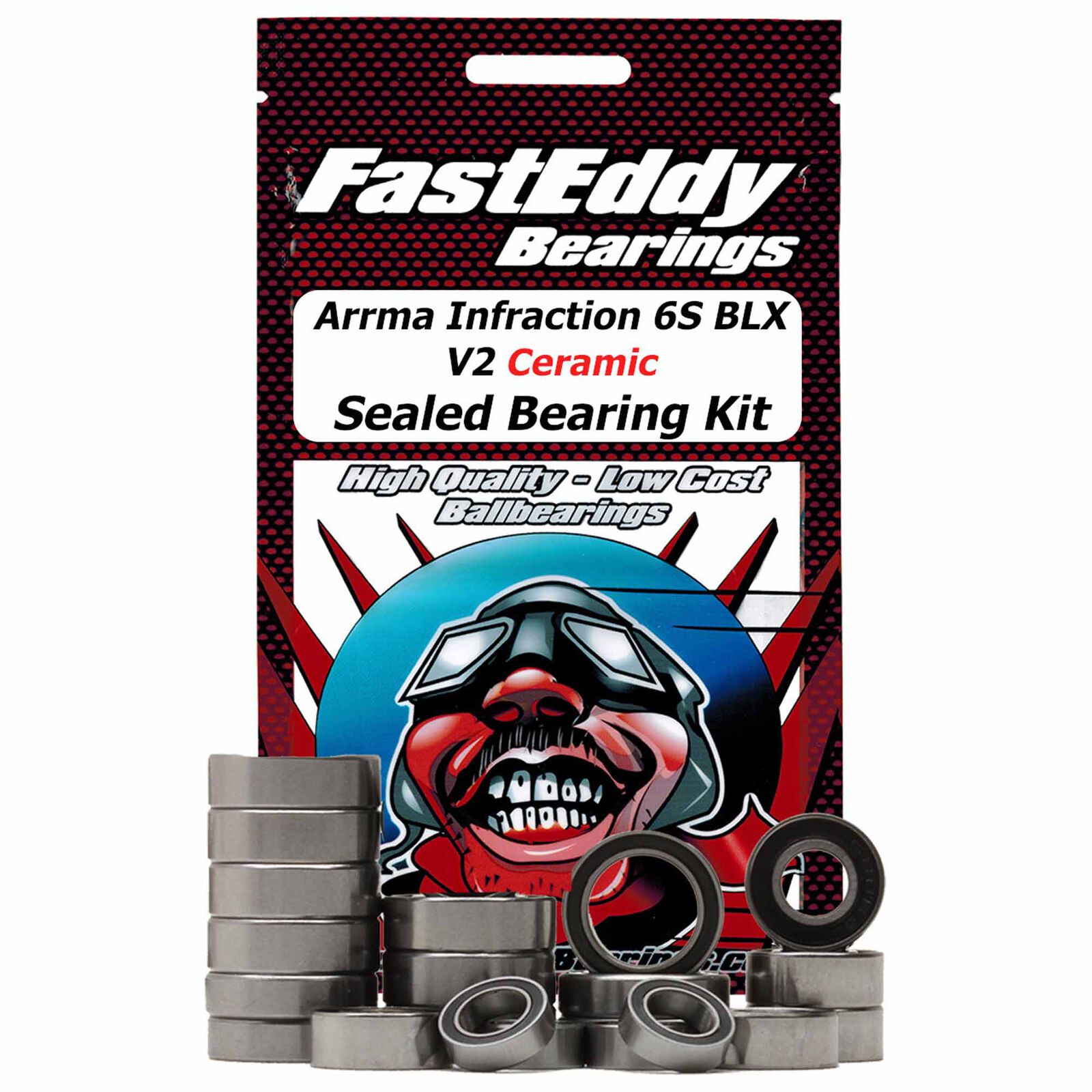 ARRMA Infraction 6S BLX V2 Ceramic Sealed Bearing Kit