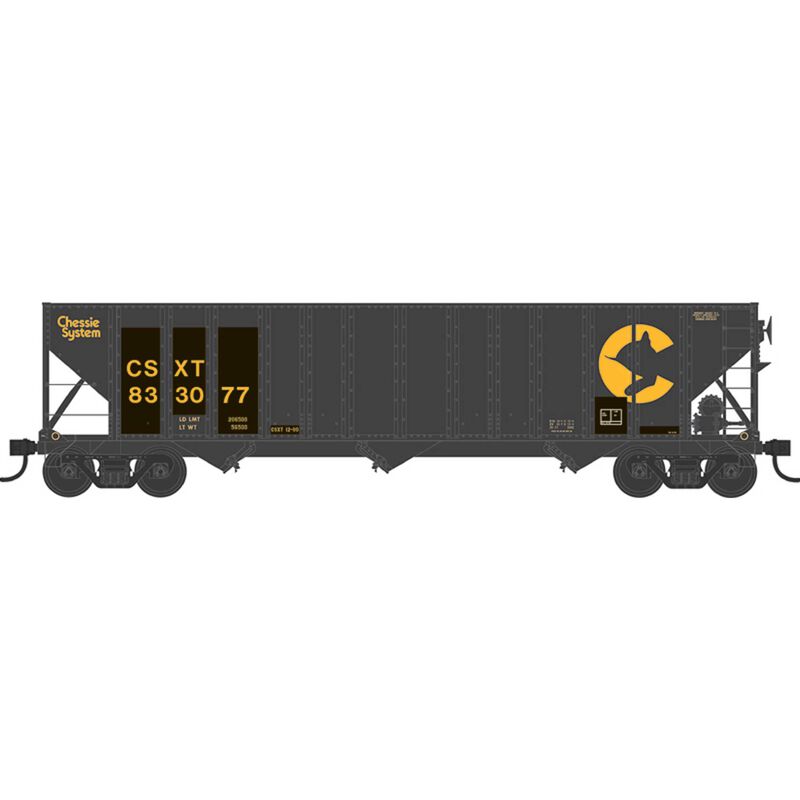 HO H-43 100 Ton Hopper CHSY CSXT Paint-Out #833059