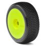 1/8 Enduro Soft Long Wear Pre-Mounted Tires, Yellow EVO Wheels (2): Buggy