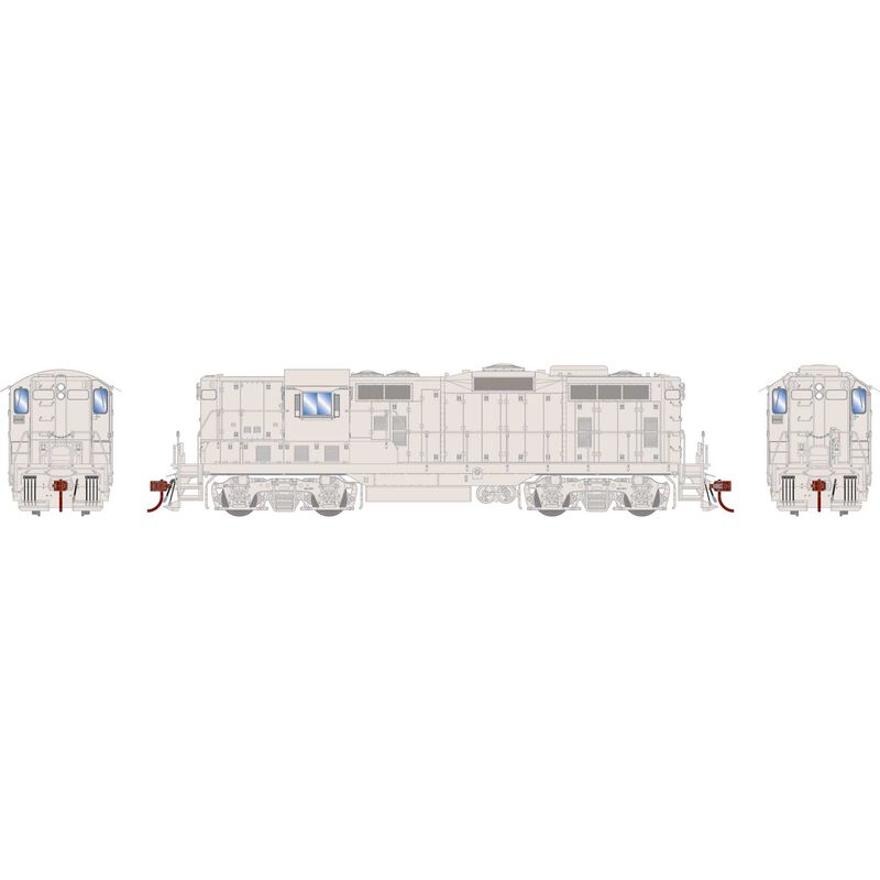 HO GP7 Locomotive with DCC & Sound, Undecorated with Dynamic Brake Phase II