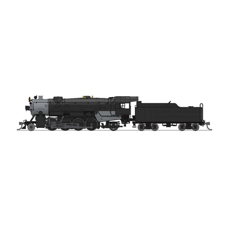 N USRA Heavy Mikado 2-8-0 Steam Locomotive, Unlettered, Paragon4