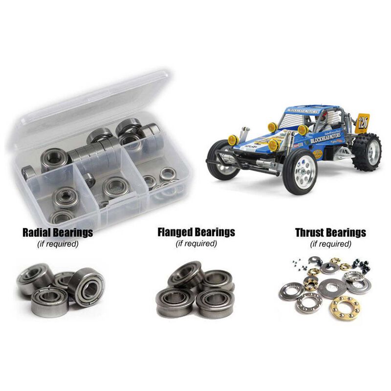 Metal Shielded Bearing Kit, 1/10 Tamiya Wildone Blockhead