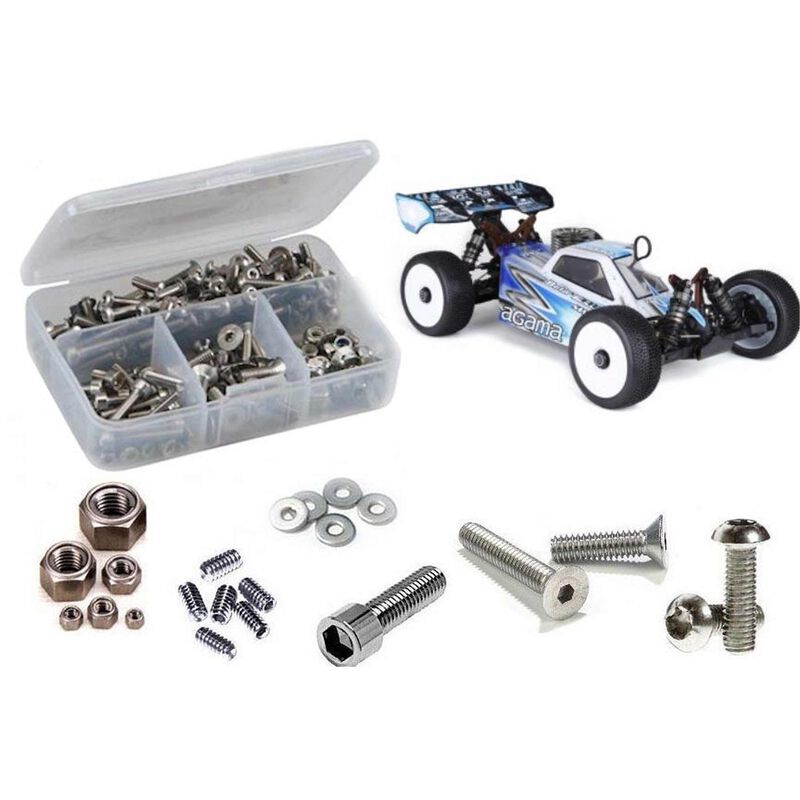 Agama Racing A215/SV 1/8th Nitro Buggy Stainless Steel Screw Kit