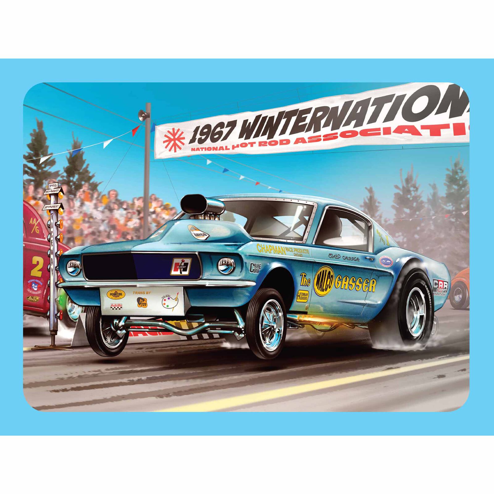 1/25 Ohio George Malco Gasser Mustang (Collectors Tin) Model Kit