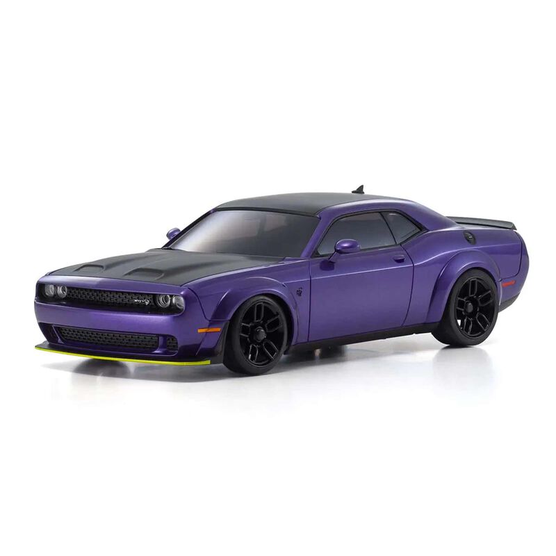 1/28 Dodge Challenger Hellcat Redeye SRT AWD MINI-Z RTR, Plum Purple
