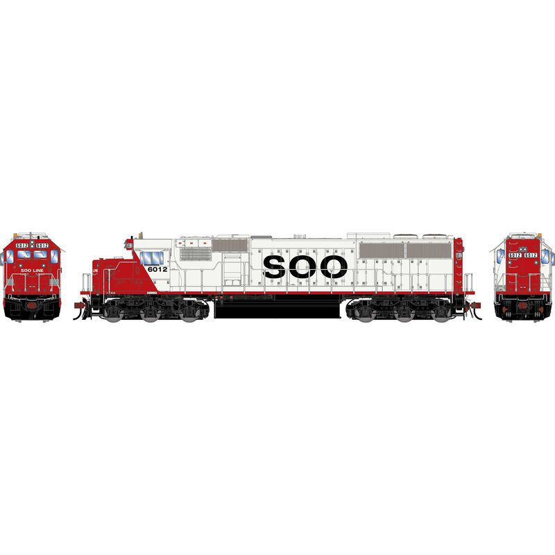 HO GEN SD60 Locomotive w/DCC & Sound, SOO #6012