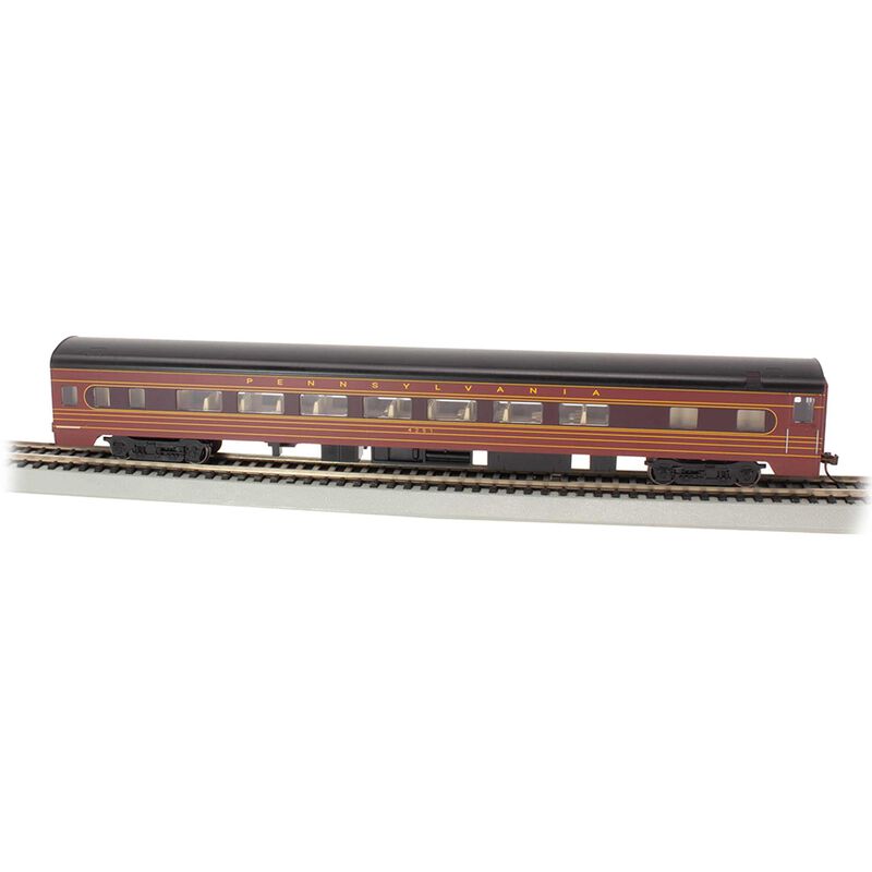 HO 85' SS Coach with Light, PRR #4251-Fleet Modernism