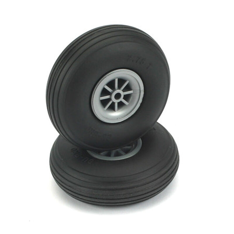 Treaded Wheels,2-3/4"