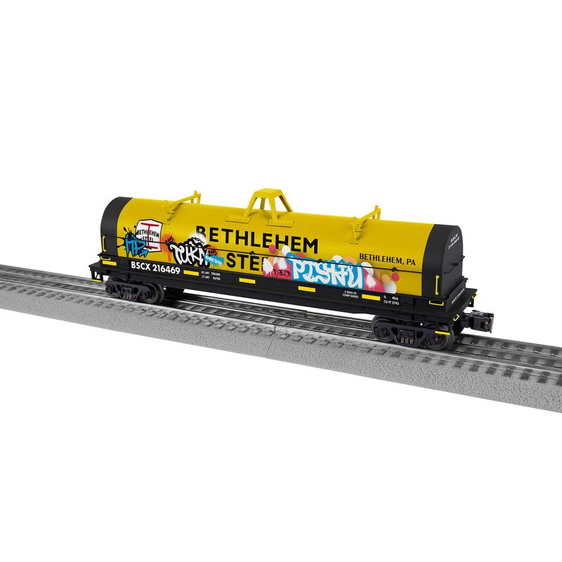 O Coil Car Bethlehem Steel #216469 with Graffiti