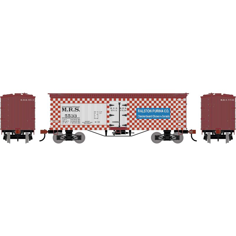 HO RND 36' Wooden Reefer, MRS #5533