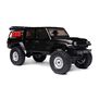 1/24 SCX24 Jeep JT Gladiator 4X4 RTR Brushed Rock Crawler (Battery & Charger Included), Black