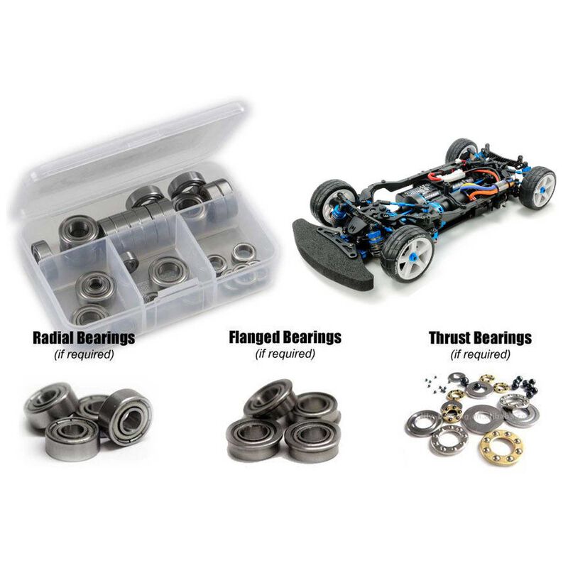 Metal Shielded Bearing Kit, 1/10 Tamiya TB05-R Chassis