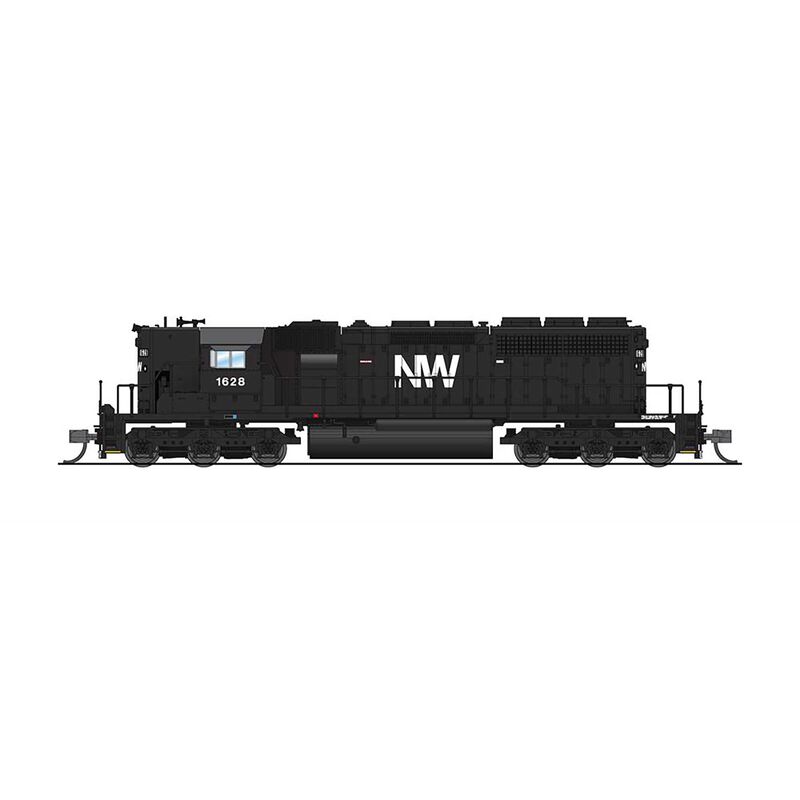 N SD40-2 High Nose/Paragon4/DC/DCC, N&W #1628