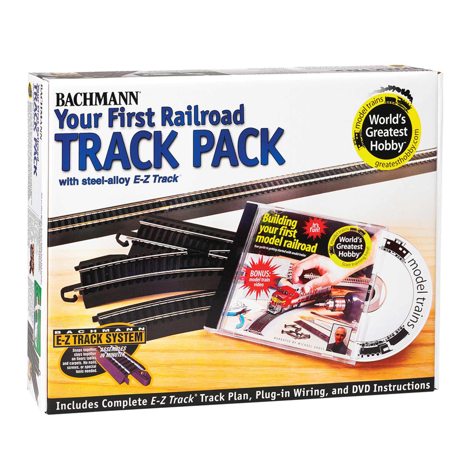 HO Steel EZ Your First Railroad Track Pack