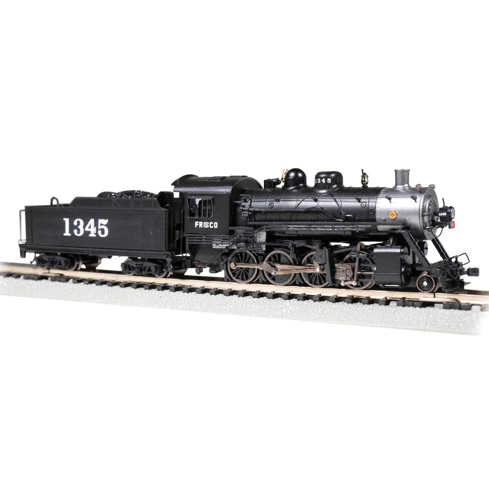 N Baldwin 2-8-0 Consolidation Locomotive, FRISCO 1345