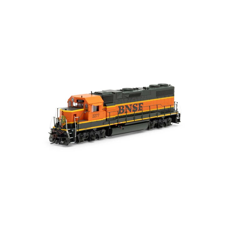 HO GP38-2 Locomotive with DCC & Sound, BNSF #2277