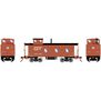 HO ATH 3-Window Wood Caboose, GTW #77011