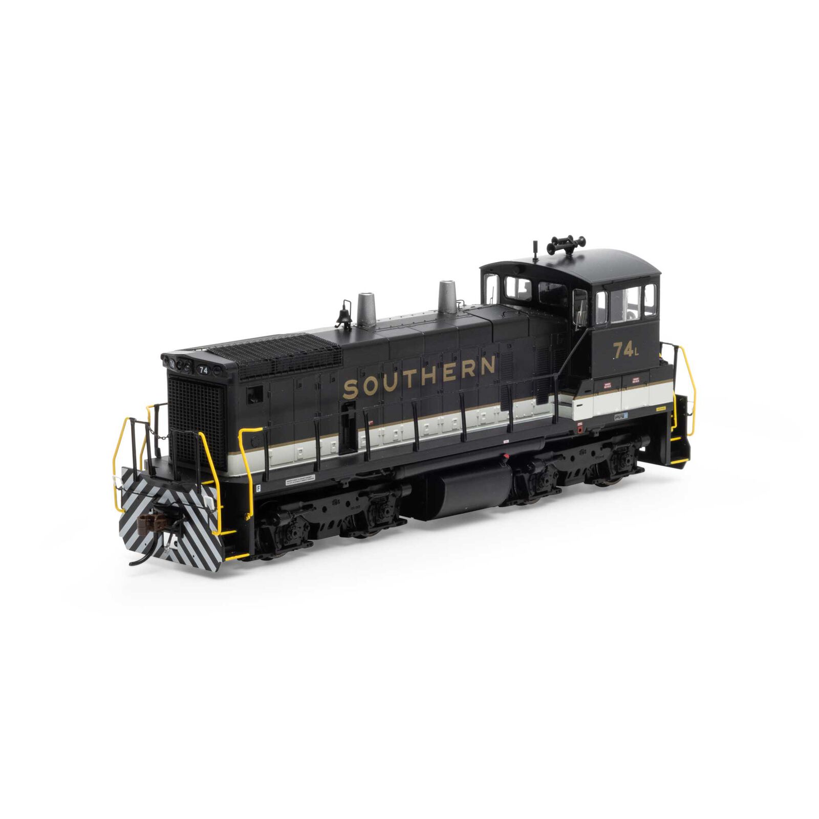 HO SW1500 Locomotive with DCC & Sound, Southern Railway #74L