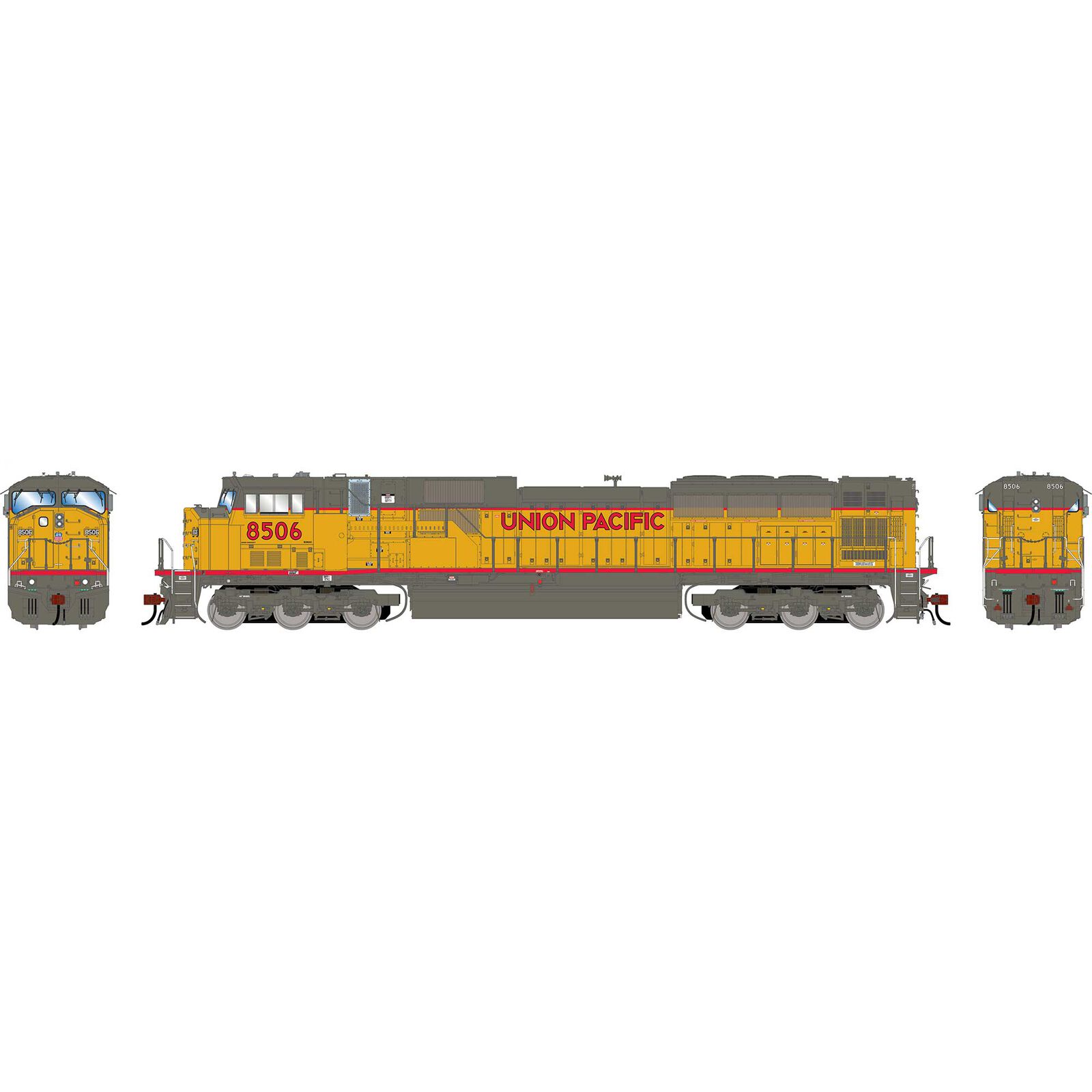 HO GEN SD90MAC-H PH I Locomotive, UP #8506