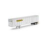 HO 53' Wabash Plate Trailer, JBHZ #36747