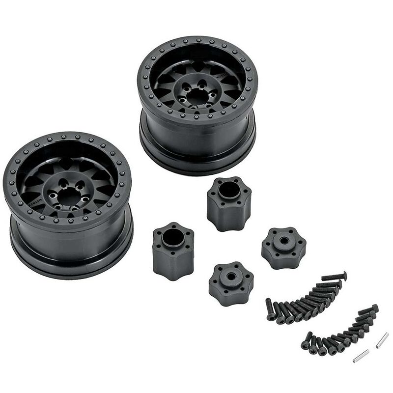 1/10 Method IFD 2.2 Beadlock Wheels, 12mm Hex, Black (2)