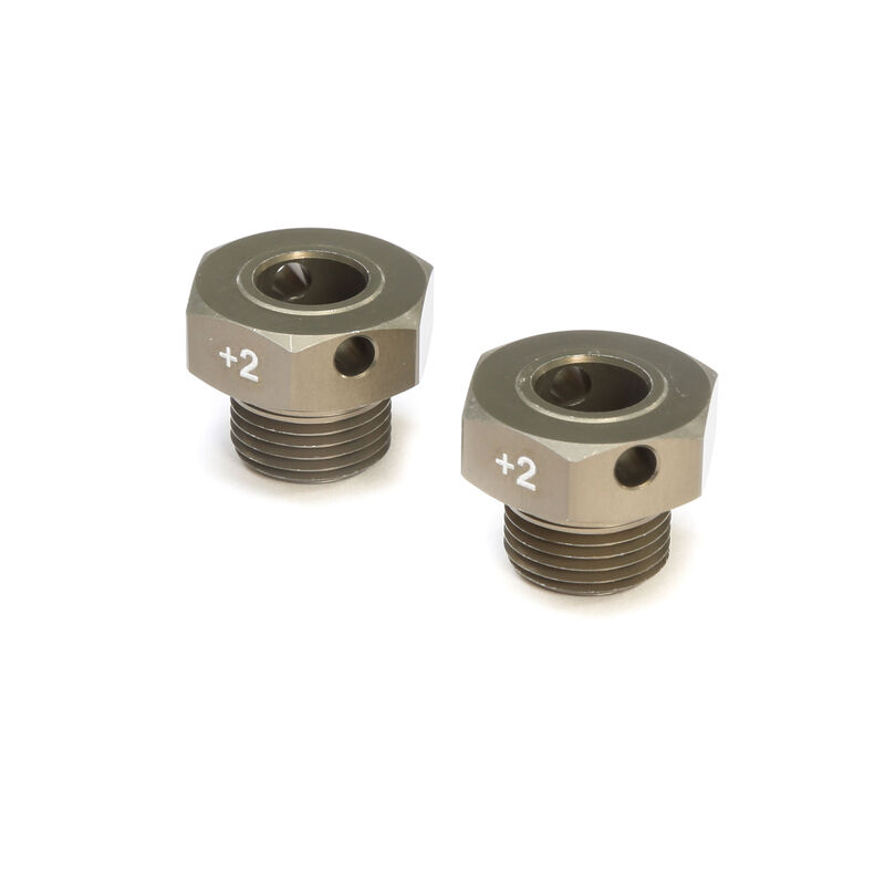 Wheel Hexes, 2mm Wider (2): 8X