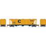 N PS-2 2893 3-Bay Covered Hopper, C&O #2052