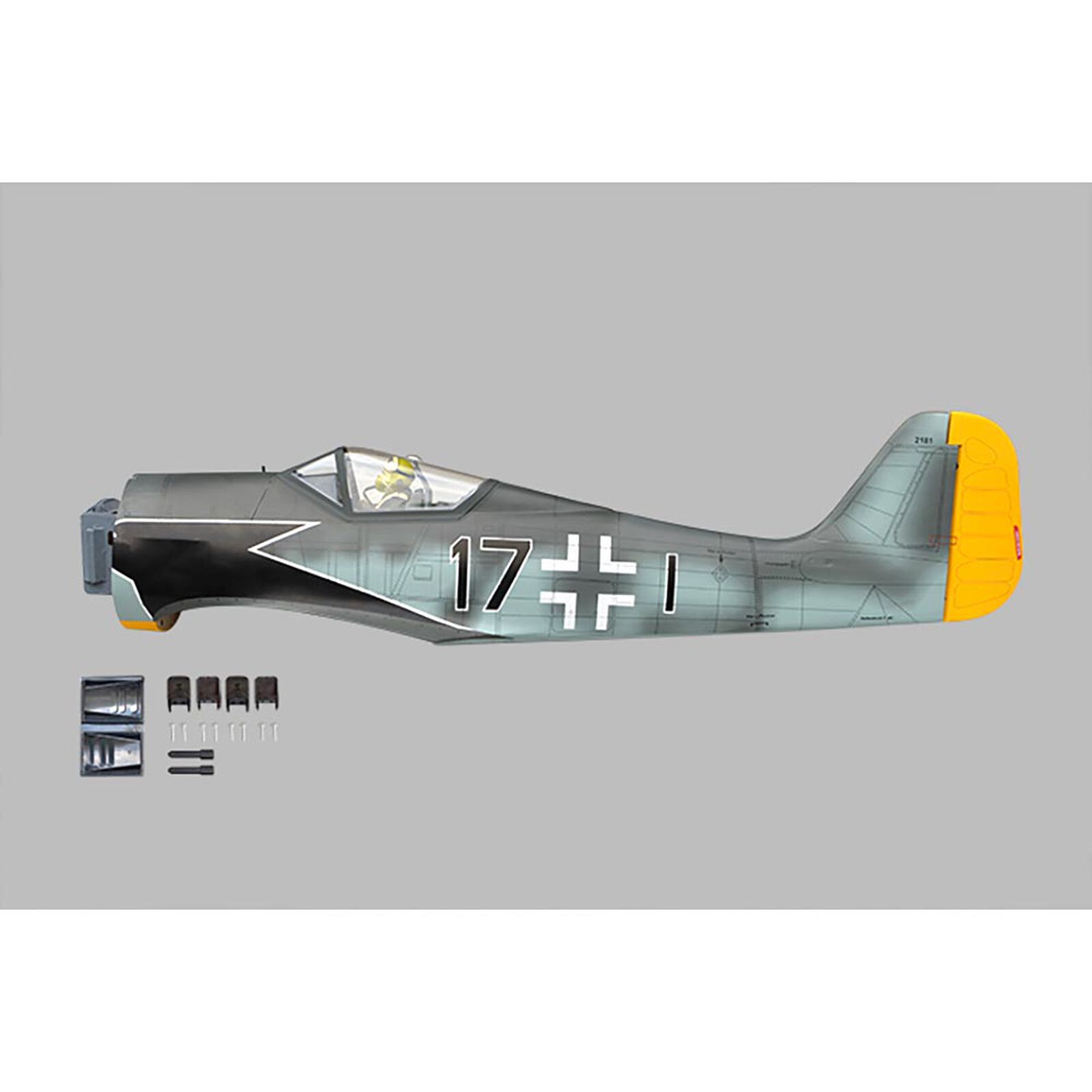 Fuselage: Focke-Wulf FW-190 EP 1.20 20cc ARF 68"