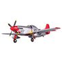 P-51D Red Tail V8 1400mm PNP V8 with Reflex