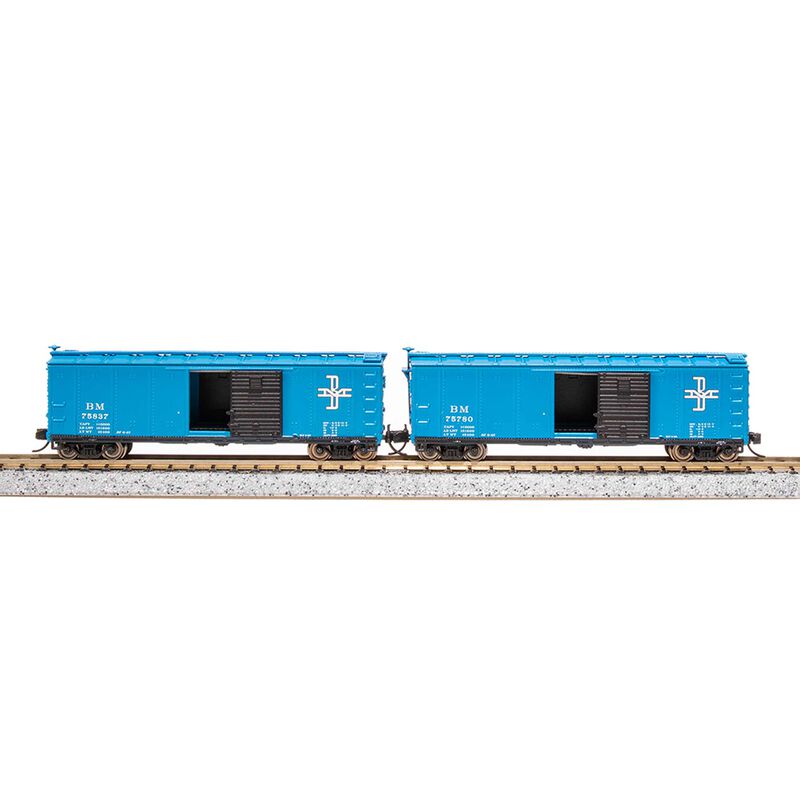 N USRA 40' Steel Boxcar, B&M (2)